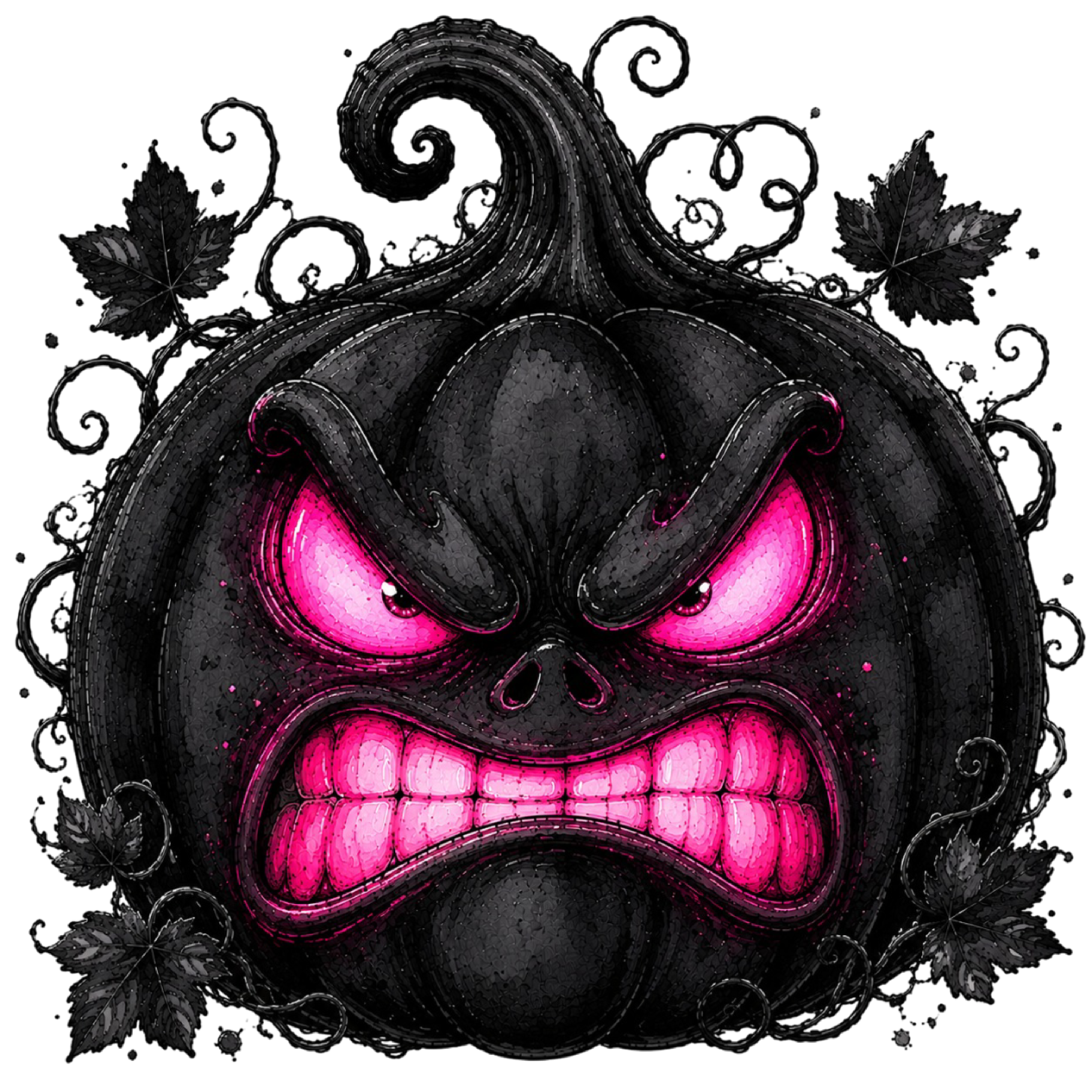 30 Funny Halloween Pumpkin PNG Clipart Bundle
