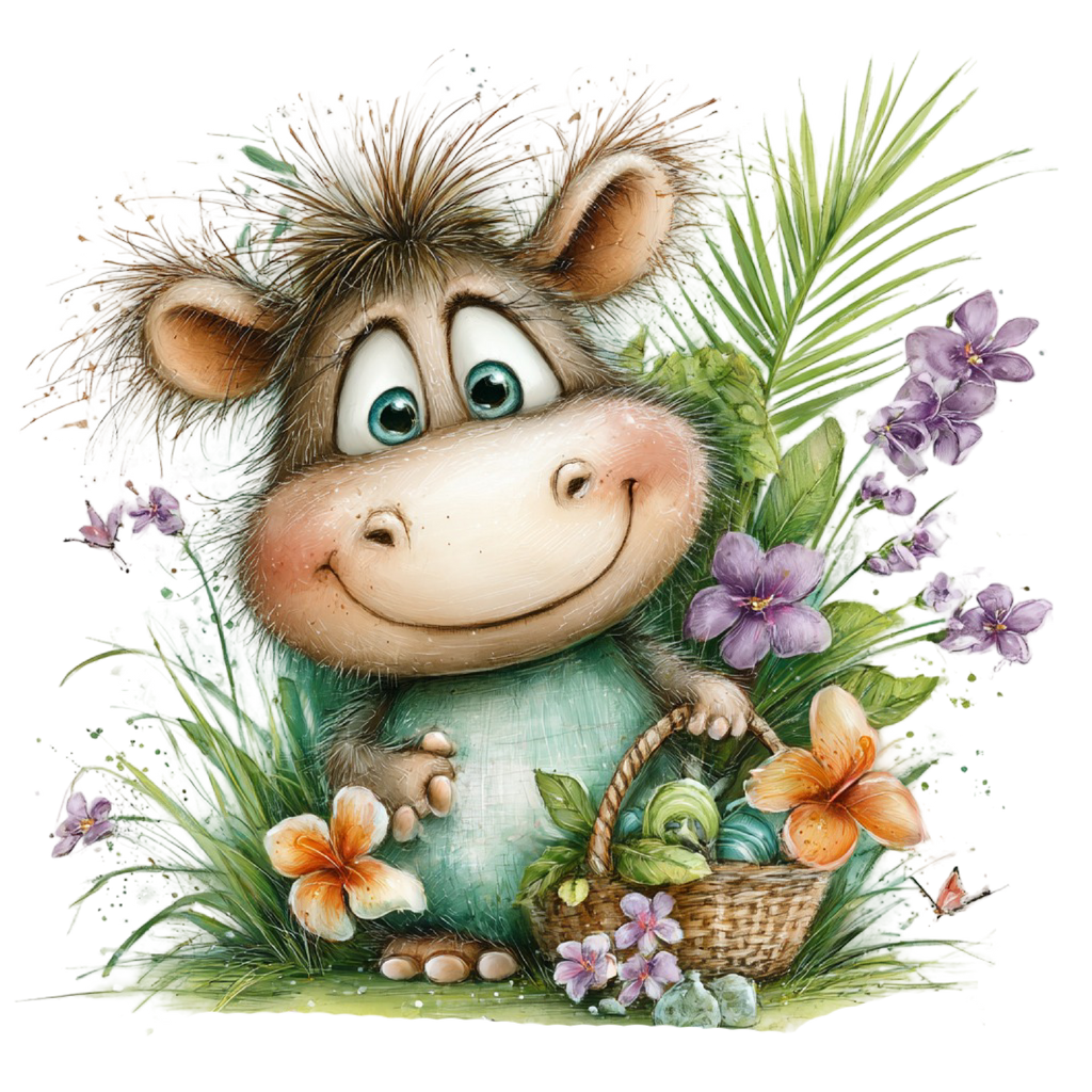 98 Baby Jungle Animals PNG Clipart Bundle