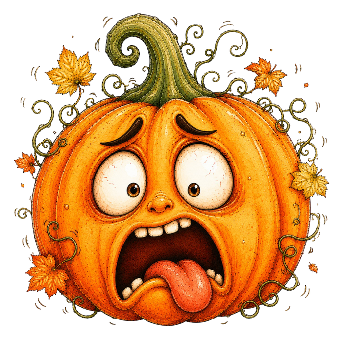 30 Funny Halloween Pumpkin PNG Clipart Bundle