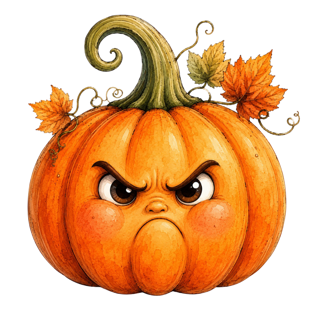 30 Funny Halloween Pumpkin PNG Clipart Bundle