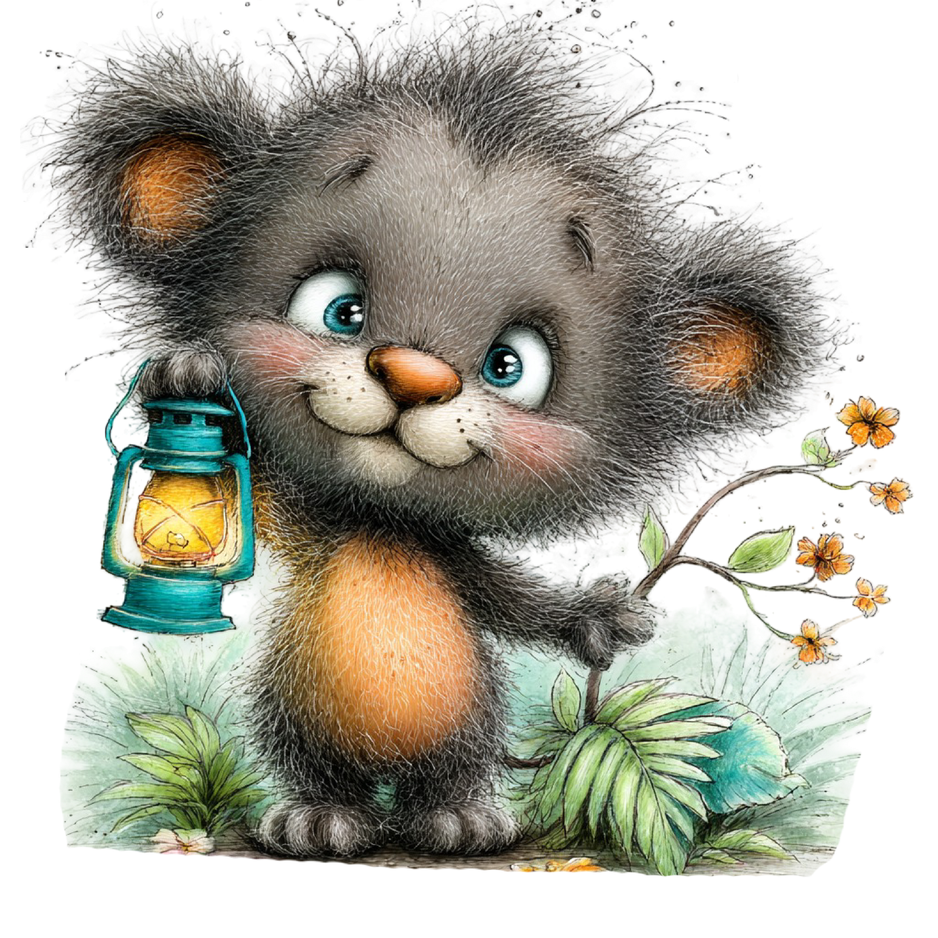 98 Baby Jungle Animals PNG Clipart Bundle