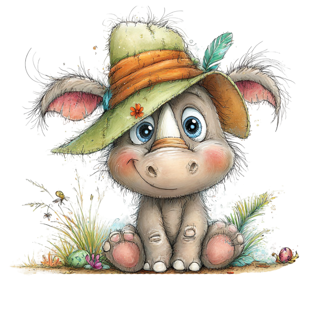 98 Baby Jungle Animals PNG Clipart Bundle
