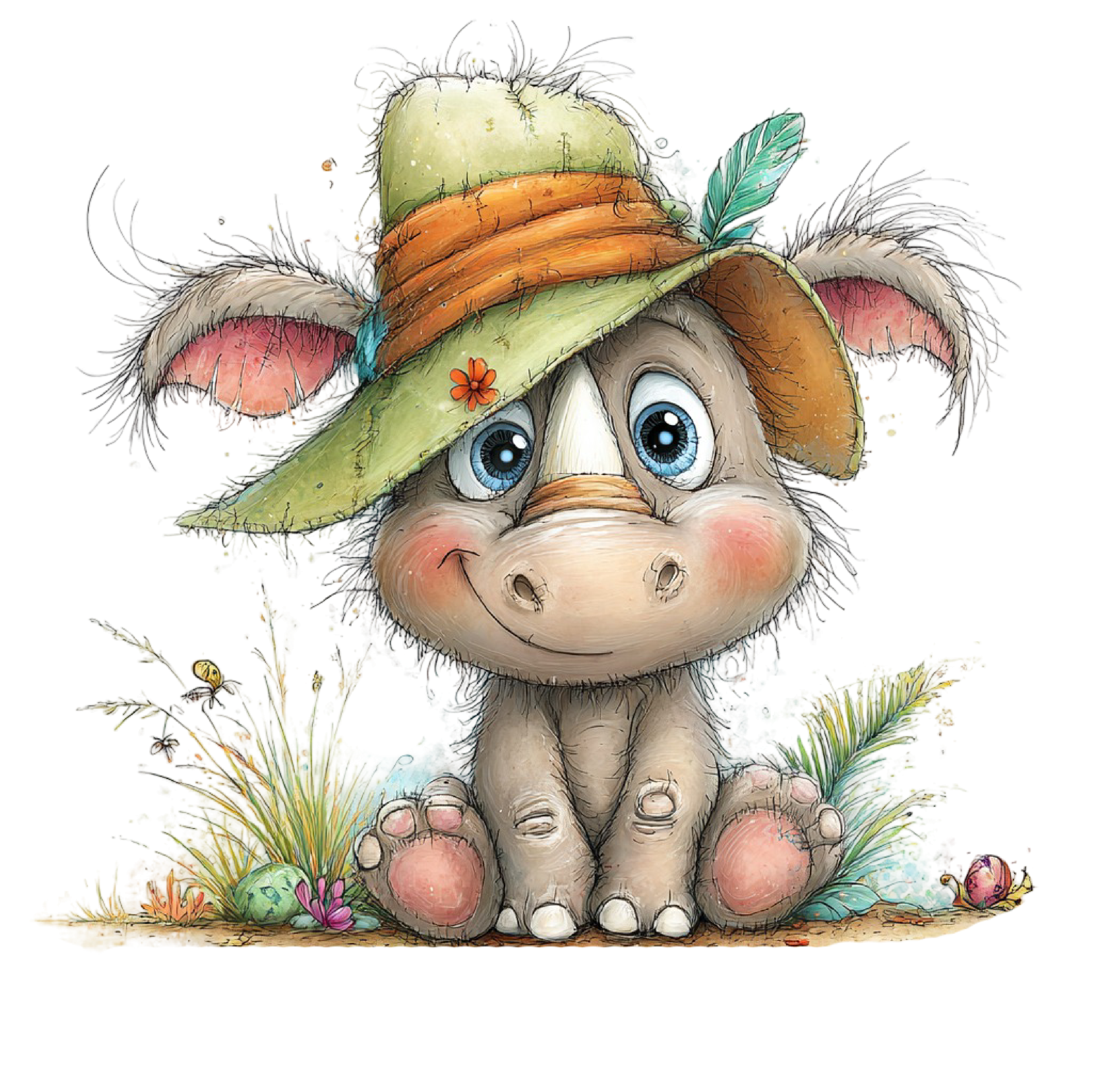 98 Baby Jungle Animals PNG Clipart Bundle
