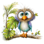 98 Baby Jungle Animals PNG Clipart Bundle