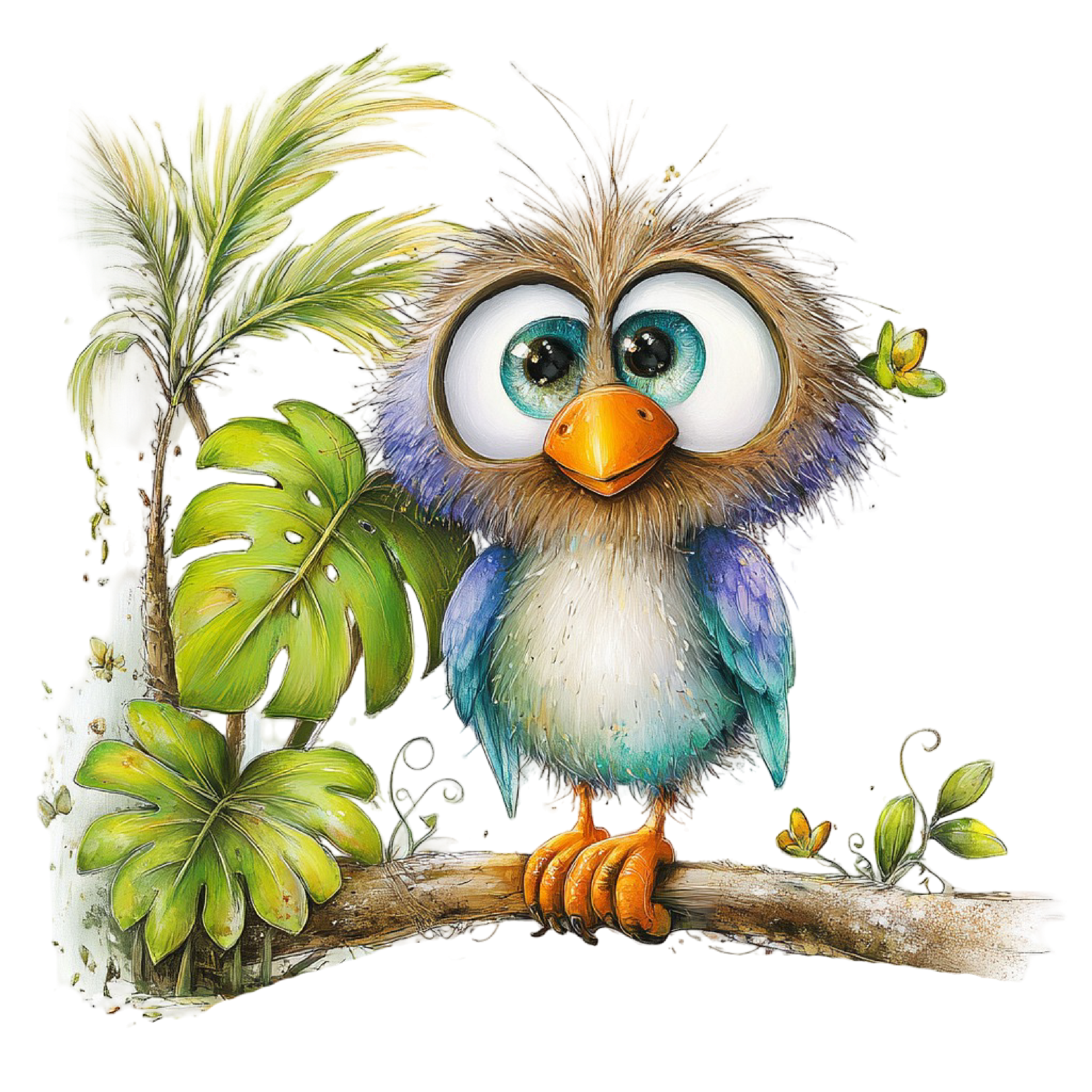 98 Baby Jungle Animals PNG Clipart Bundle