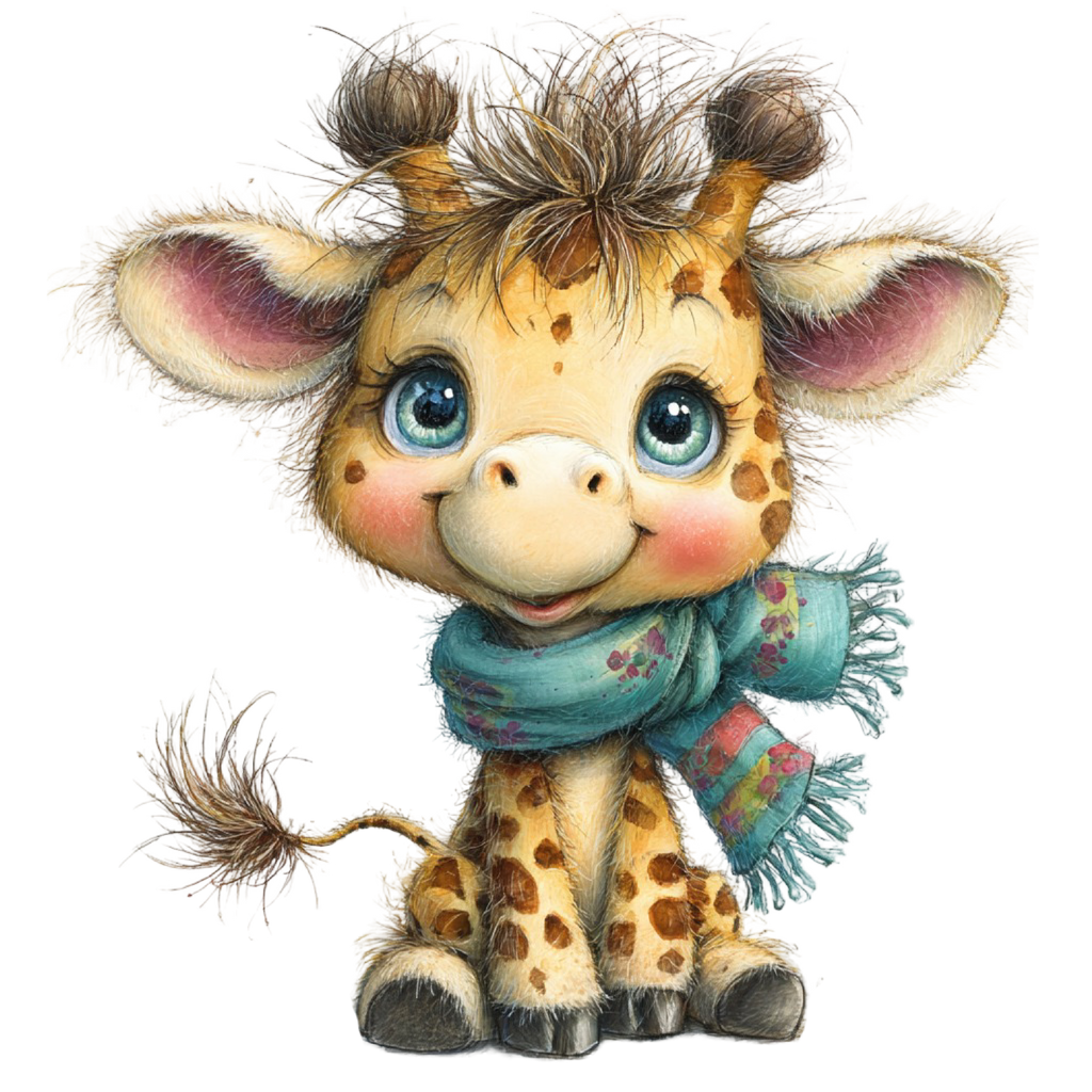 98 Baby Jungle Animals PNG Clipart Bundle