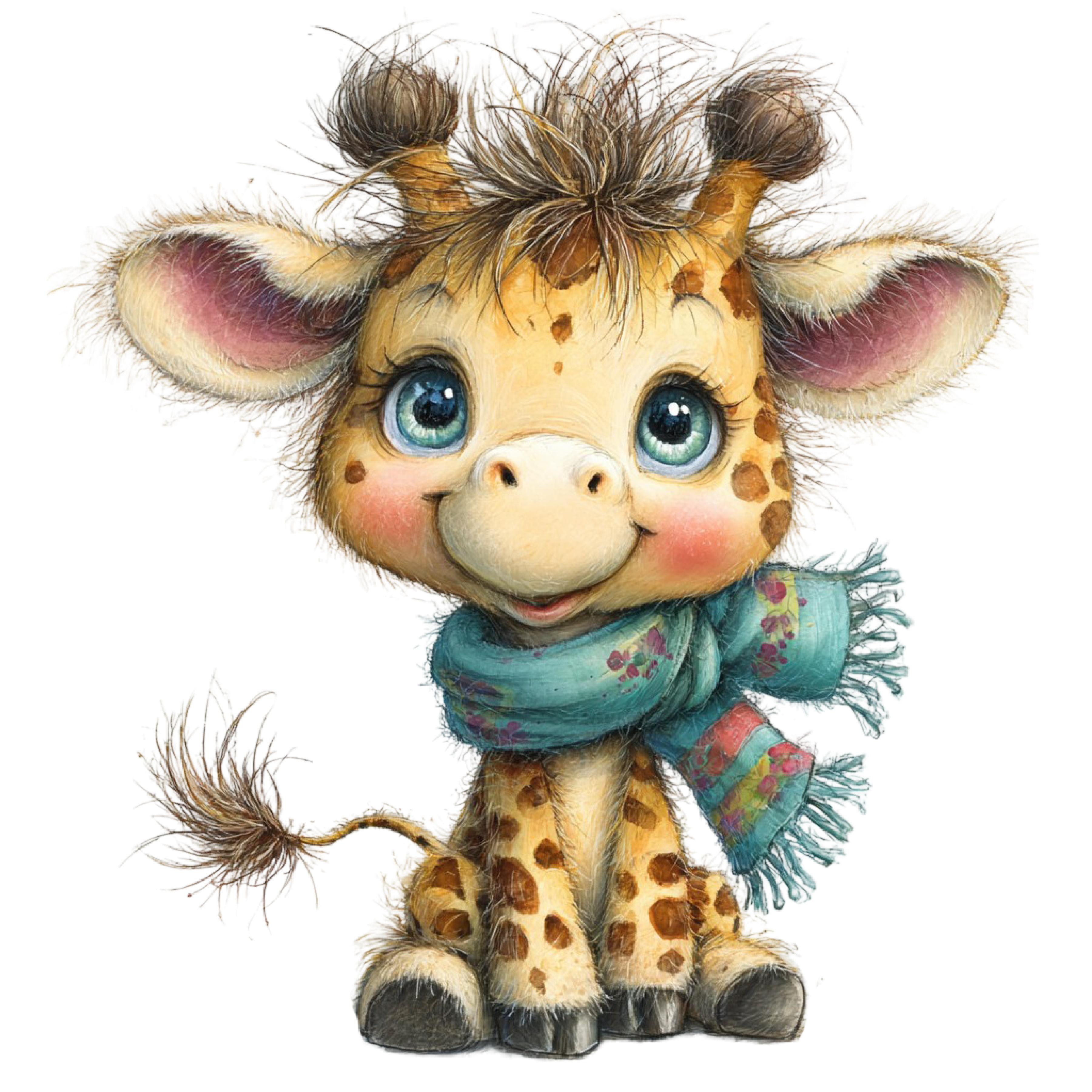98 Baby Jungle Animals PNG Clipart Bundle
