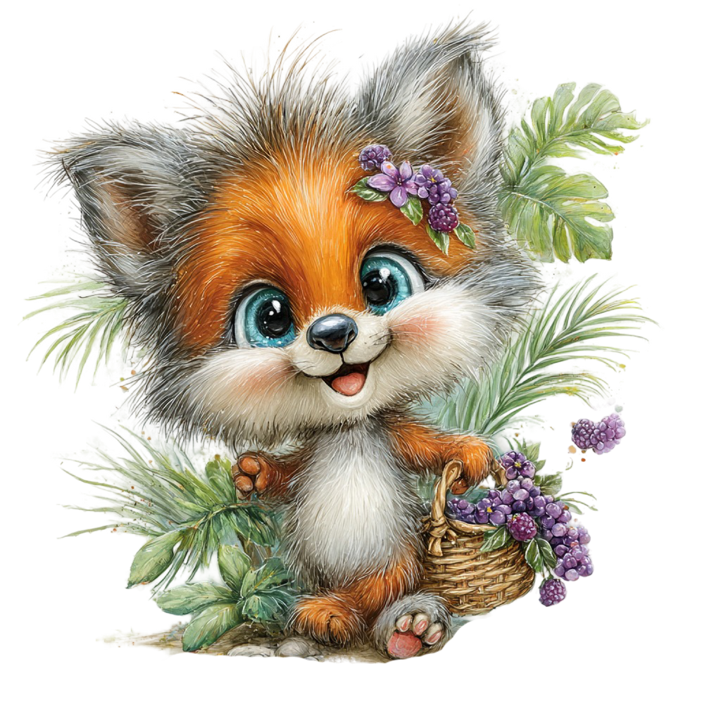 98 Baby Jungle Animals PNG Clipart Bundle