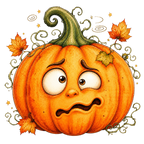 30 Funny Halloween Pumpkin PNG Clipart Bundle