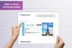 Editable Boarding Pass Template • Surprise Vacation Reveal (Digital Download)