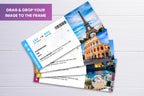 Editable Boarding Pass Template • Surprise Vacation Reveal (Digital Download)