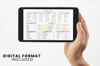 To-Do List Printable Planner, ADHD Task Tracker, Colorful PDF Checklist Daily Weekly Monthly Annual