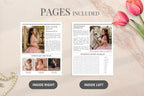 Quinceañera Newspaper Invitation Template, Editable Sweet 15 Party (Digital Download)