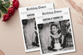 Editable Birthday Newspaper Poster, Custom Party Template (Digital Download)