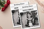 Editable Birthday Newspaper Poster, Custom Party Template (Digital Download)