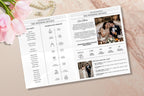 Wedding Newspaper Program, Editable Canva Template, Custom Poster (Digital Download)