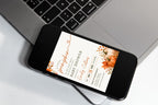 Little Pumpkin Baby Shower Invitation | Fall Autumn Theme (Digital Download)